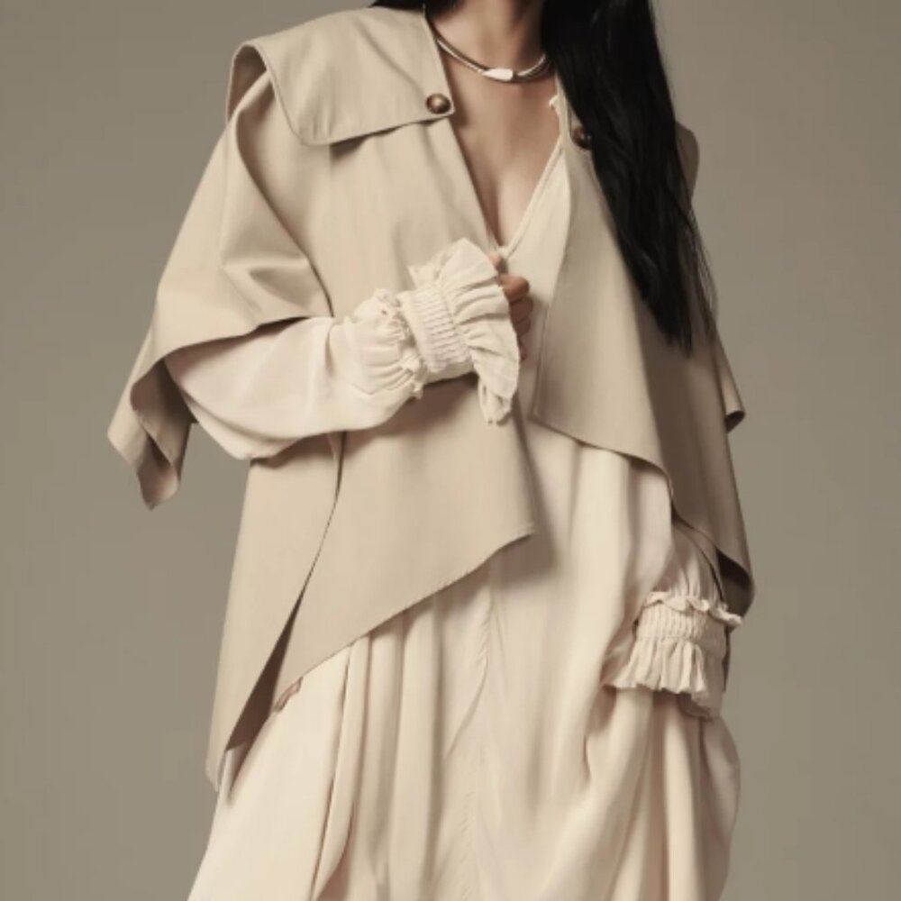Sunday in Brooklyn Trench Cape